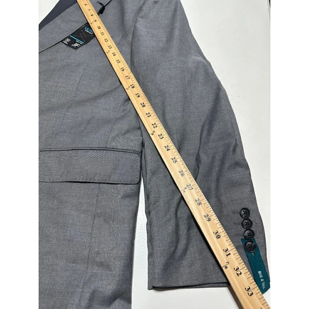 J.Ferrar Big & Tall Ultra Comfort suit jacket NWT size 50 BGRG